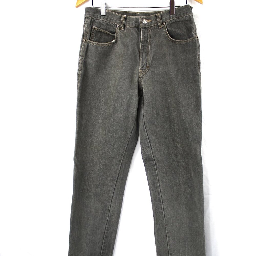 Vintage Calvin Klein Men's Sz 32 Shrunken Gray Easy Fit Straight Leg Jean 1990's
